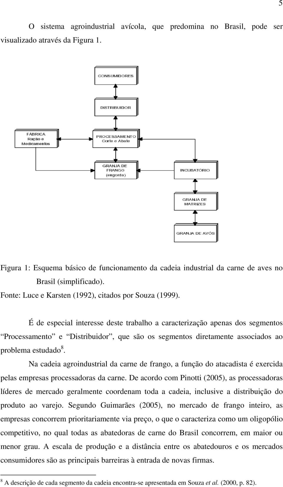 É de especial ineresse dese rabalho a caracerização apenas dos segmenos Processameno e Disribuidor, que são os segmenos direamene associados ao problema esudado 8.