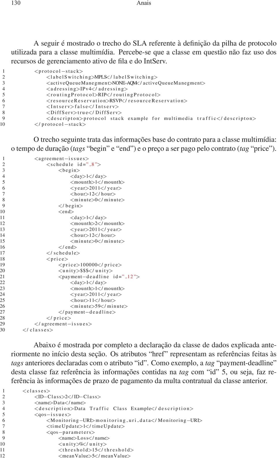 1 <p r o t o c o l s t a c k> 2 <l a b e l S w i t c h i n g>mpls</ l a b e l S w i t c h i n g> 3 <activequeuemanegment>none AQM</ activequeuemanegment> 4 <a d r e s s i n g>ipv4</ a d r e s s i n