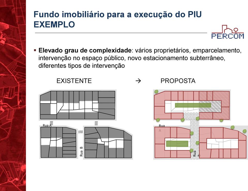 emparcelamento, intervenção no espaço público, novo