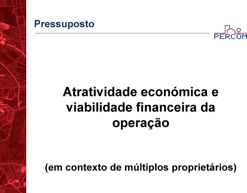 financeira da operação (em