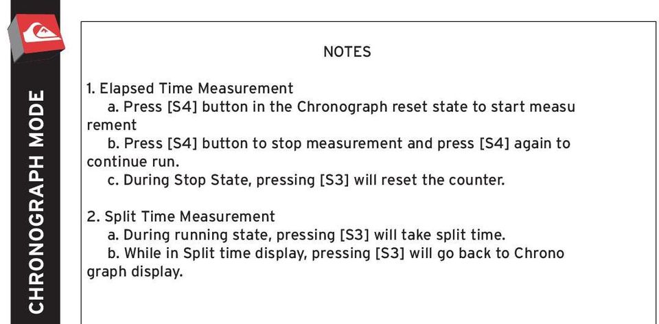 Press [S4] button to stop measurement and press [S4] again to co
