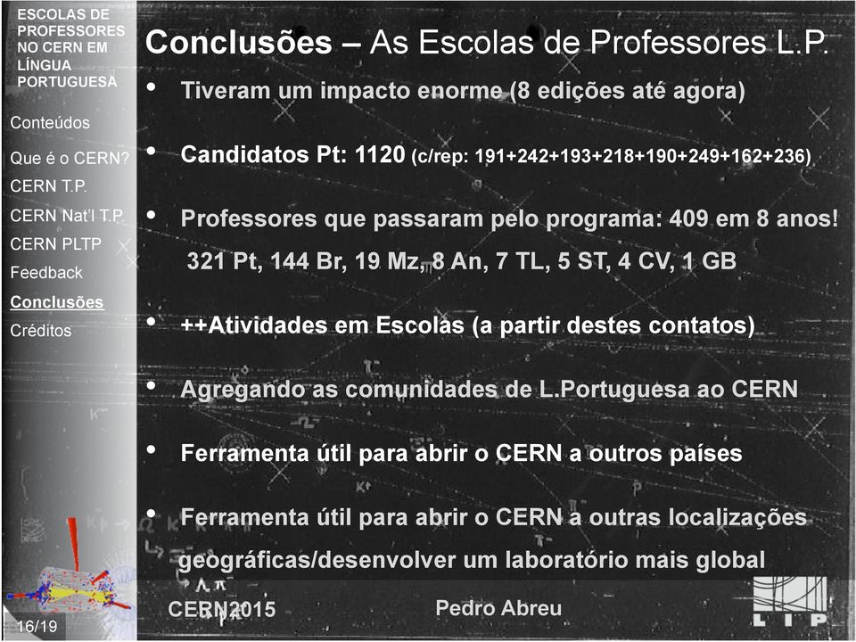 Tiveram um impacto enorme (8 edições até agora) Candidatos Pt: 1120 (c/rep: 191+242+193+218+190+249+162+236) Professores que