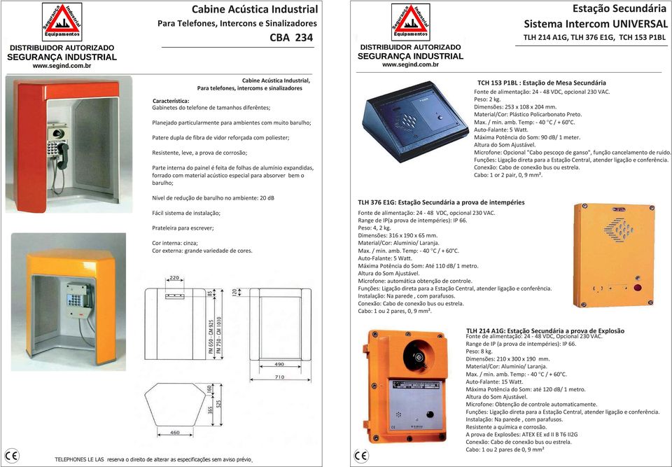 Parte interna do painel é feita de folhas de alumínio expandidas, forrado com material acústico especial para absorver bem o barulho; Nível de redução de barulho no ambiente Fácil sistema de