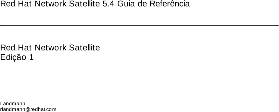 Network Satellite Edição 1