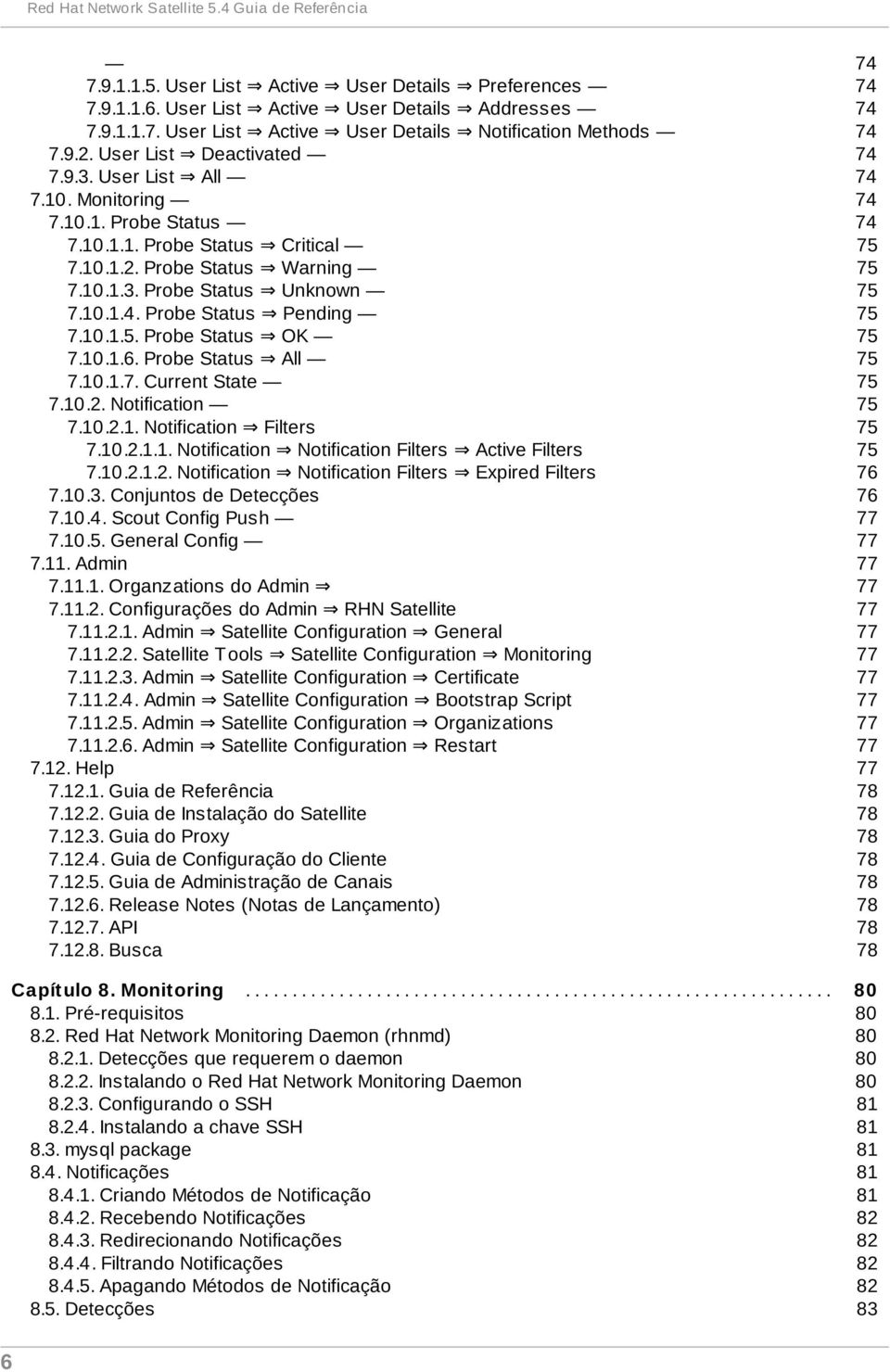 Probe Status Pending 7.10.1.5. Probe Status OK 7.10.1.6. Probe Status All 7.10.1.7. Current State 7.10.2. Notification 7.10.2.1. Notification Filters 7.10.2.1.1. Notification Notification Filters Active Filters 7.