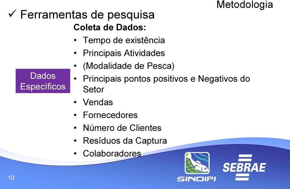 Principais pontos positivos e Negativos do Setor Vendas