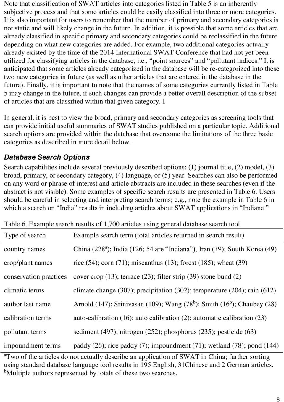 In addition, it is possible that some articles that are already classified in specific primary and secondary categories could be reclassified in the future depending on what new categories are added.