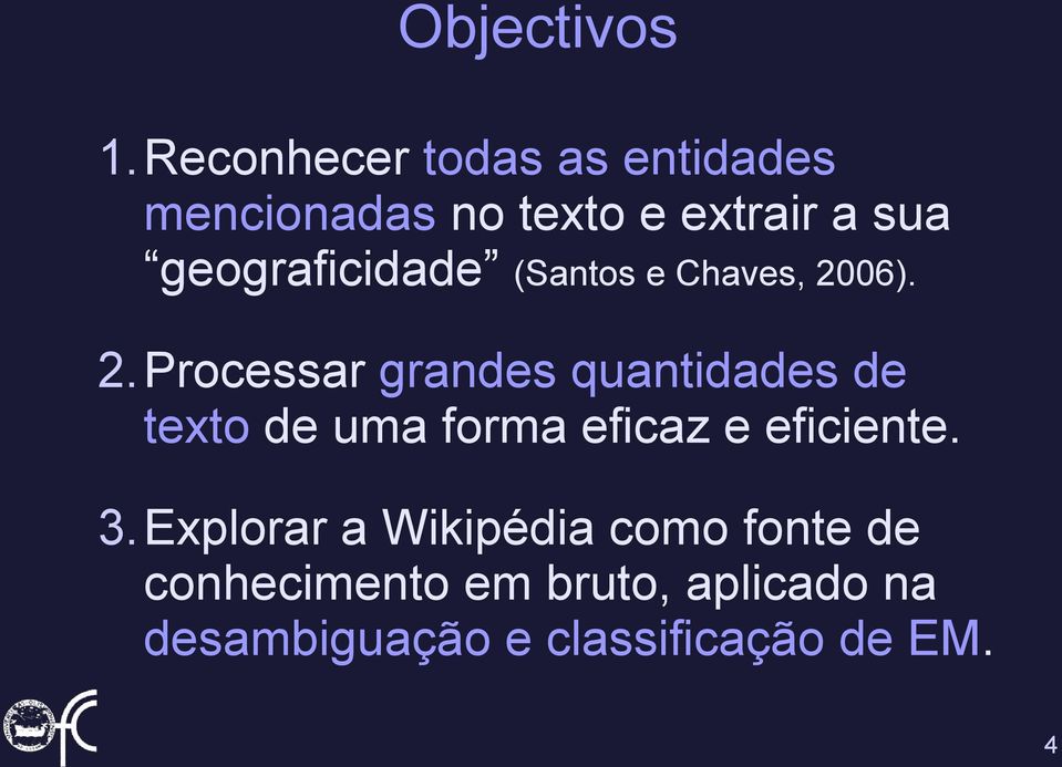 geograficidade (Santos e Chaves, 20