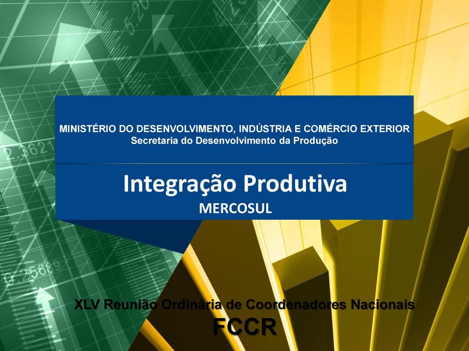 Desenvolvimento da Produção Integração