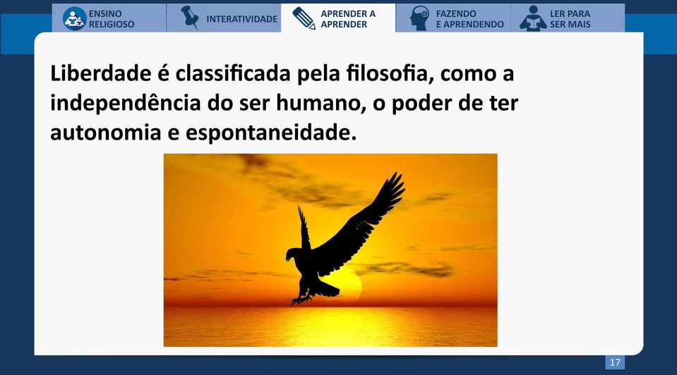 filosofia, como a independência do ser