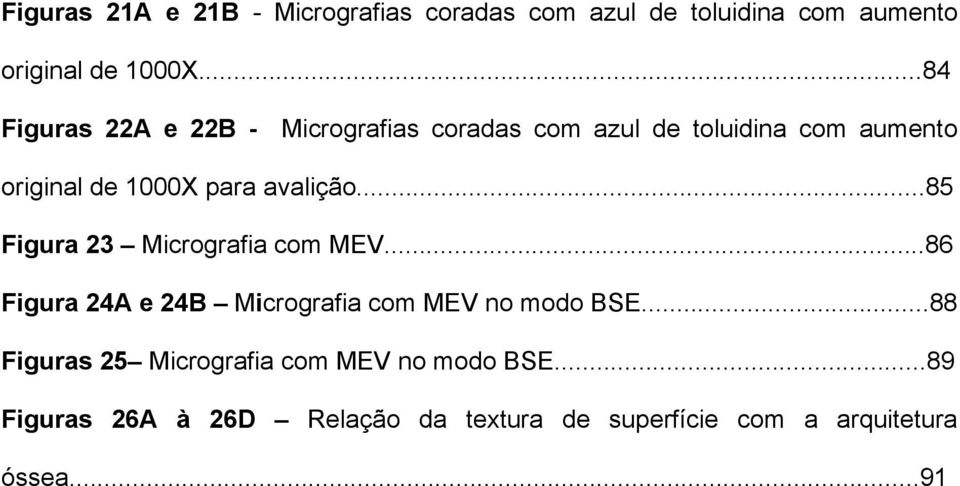 avalição...85 Figura 23 Micrografia com MEV...86 Figura 24A e 24B Micrografia com MEV no modo BSE.