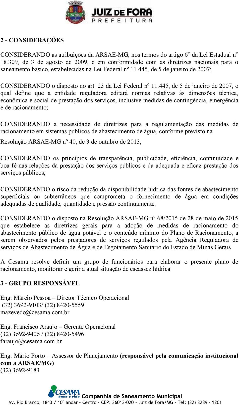 23 da Lei Federal nº 11.