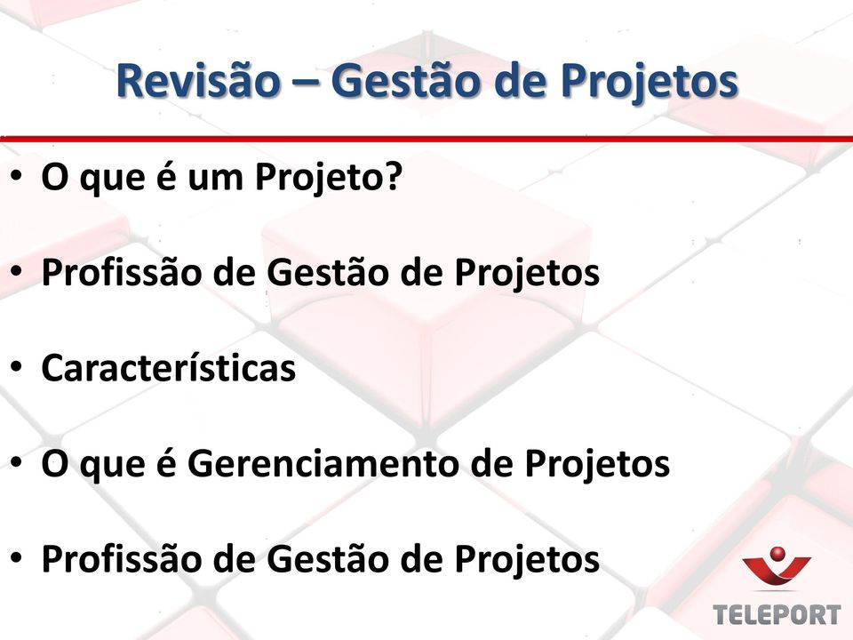 Profissão de Gestão de Projetos