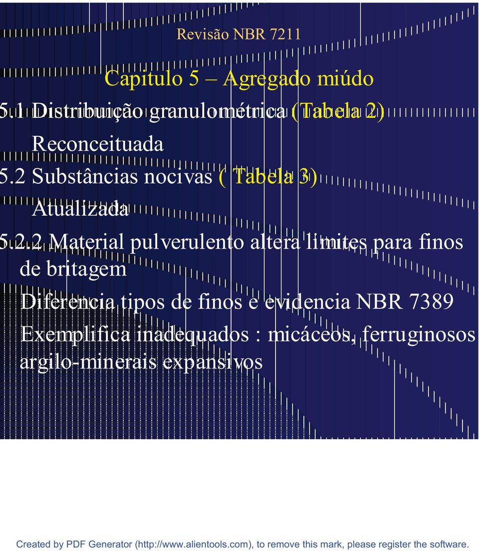 2 Substâncias nocivas( Tabela 3) Atualizada.2.2 Material pulverulento altera