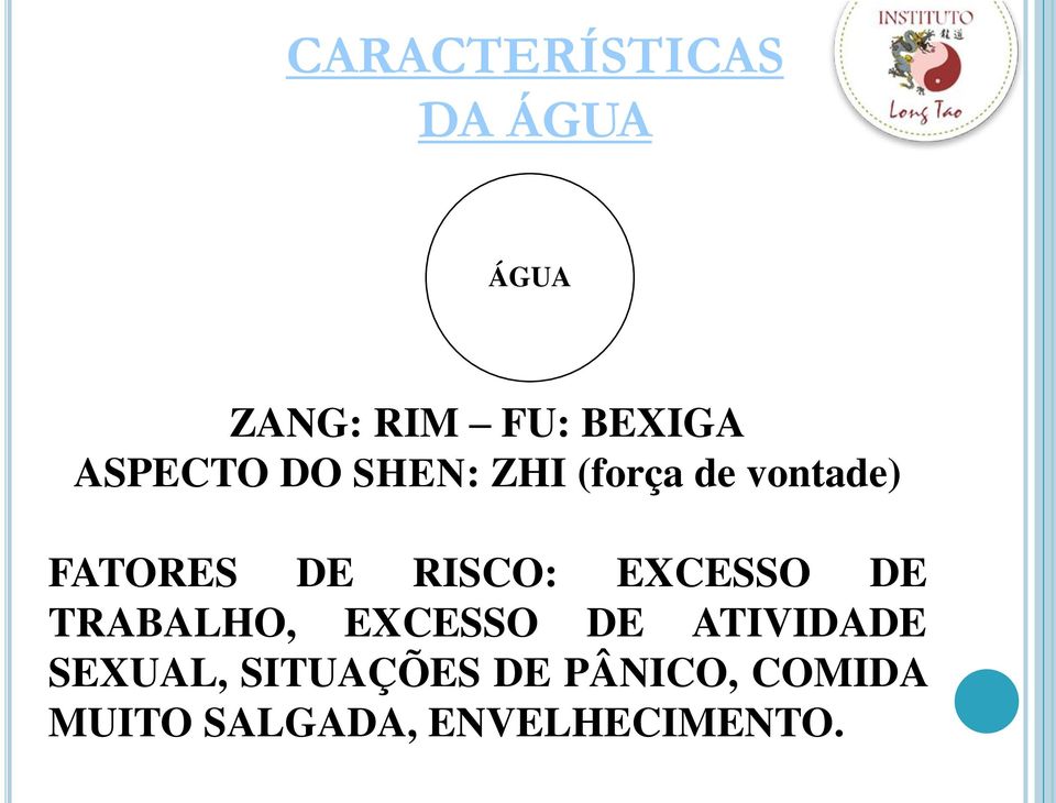 RISCO: EXCESSO DE TRABALHO, EXCESSO DE ATIVIDADE