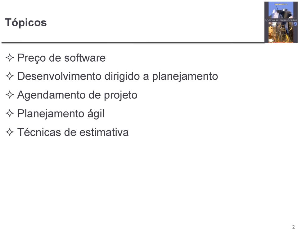 planejamento ² Agendamento de