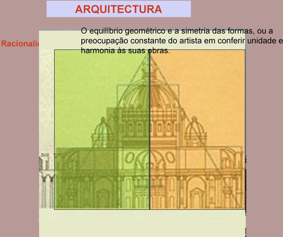 formas, ou a preocupação constante do