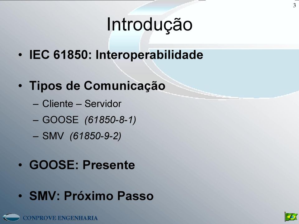 Comunicação Cliente Servidor GOOSE