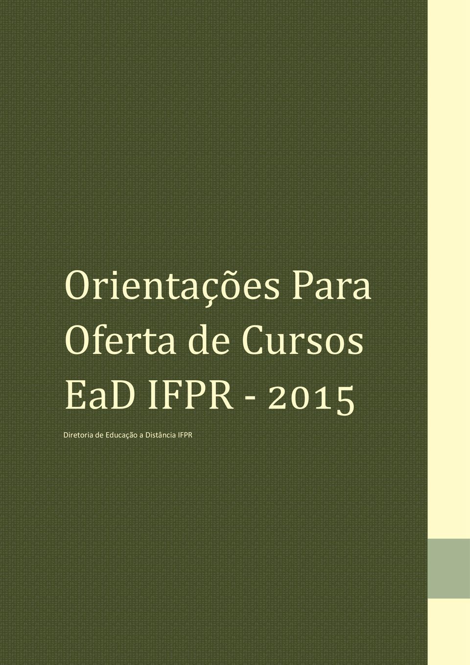 IFPR - 2015 Diretoria