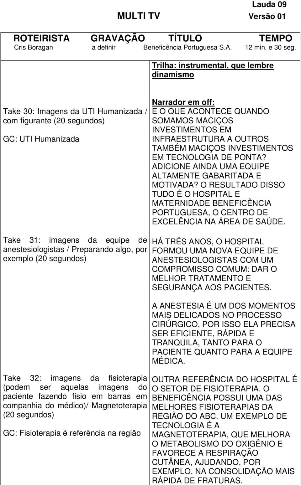 O RESULTADO DISSO TUDO É O HOSPITAL E MATERNIDADE BENEFICÊNCIA PORTUGUESA, O CENTRO DE EXCELÊNCIA NA ÁREA DE SAÚDE.