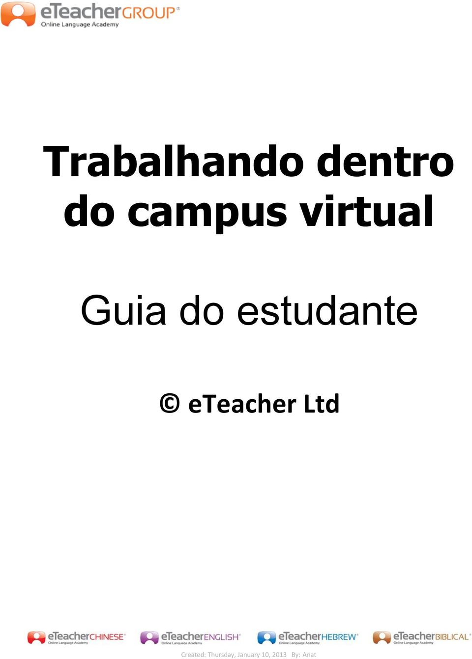 estudante eteacher Ltd