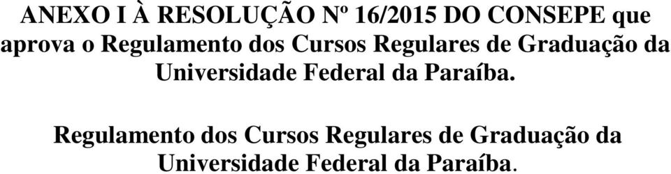 Universidade Federal da Paraíba.