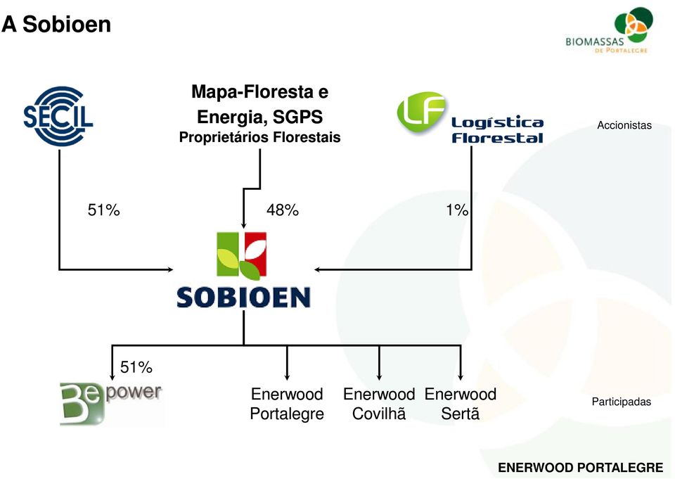 Accionistas 51% 48% 1% 51% Enerwood