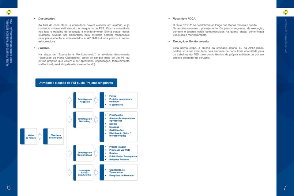 aso a consultoria não faça o trabalho de execução e monitoramento (última etapa), esses relatórios deverão ser elaborados pela entidade setorial responsável pelo planejamento e apresentados à