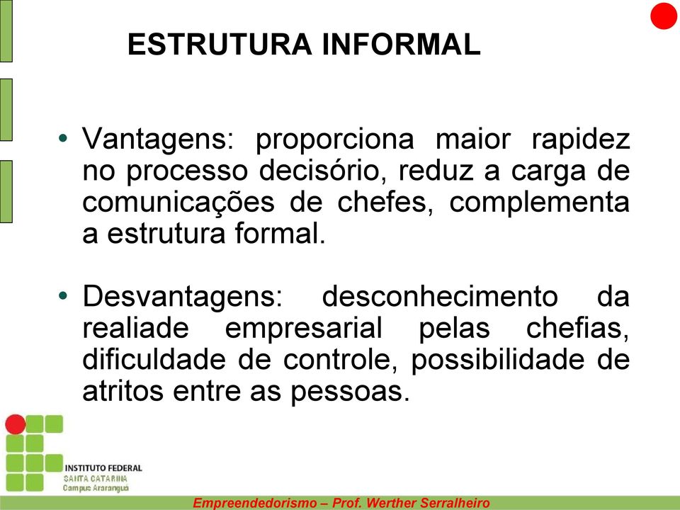 estrutura formal.