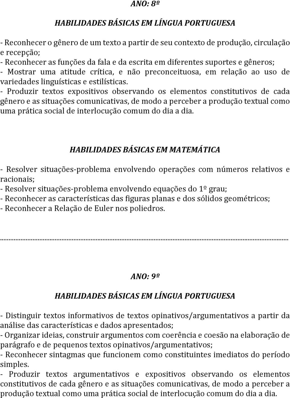 - Produzir textos expositivos observando os elementos constitutivos de cada gênero e as situações comunicativas, de modo a perceber a produção textual como uma prática social de interlocução comum do