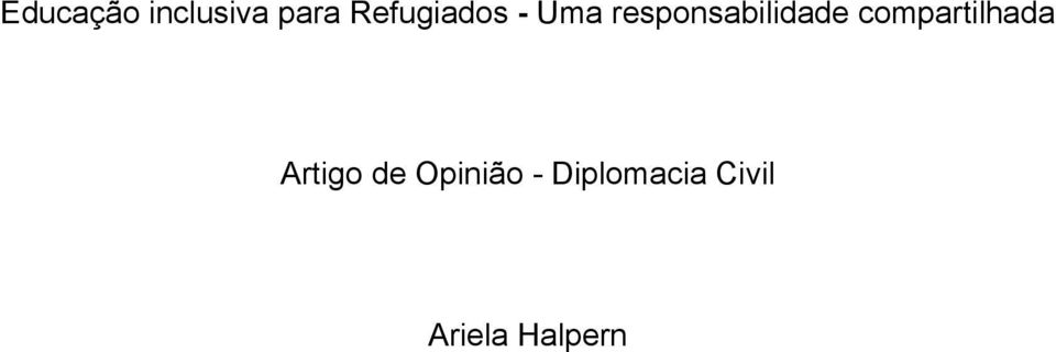 responsabilidade compartilhada