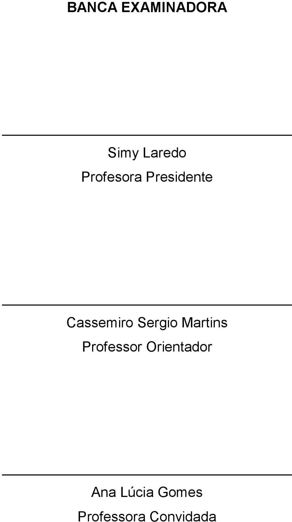 Sergio Martins Professor