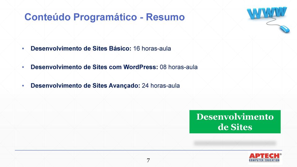 Sites com WordPress: 08 horas-aula Desenvolvimento