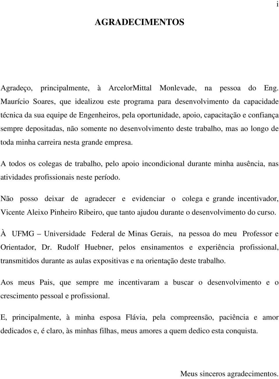 no desenvolvimento deste trabalho, mas ao longo de toda minha carreira nesta grande empresa.