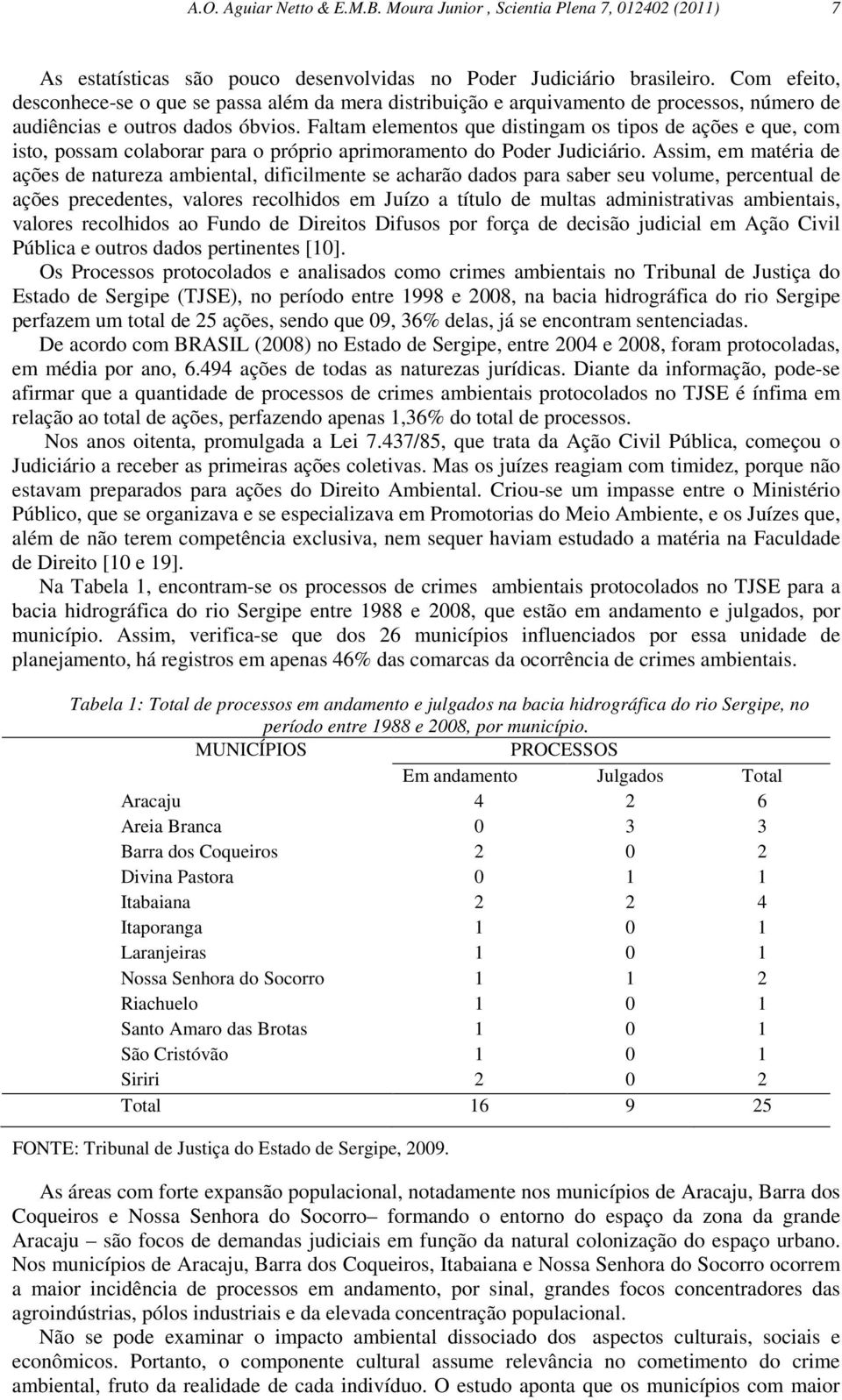 Faltam elementos que distingam os tipos de ações e que, com isto, possam colaborar para o próprio aprimoramento do Poder Judiciário.