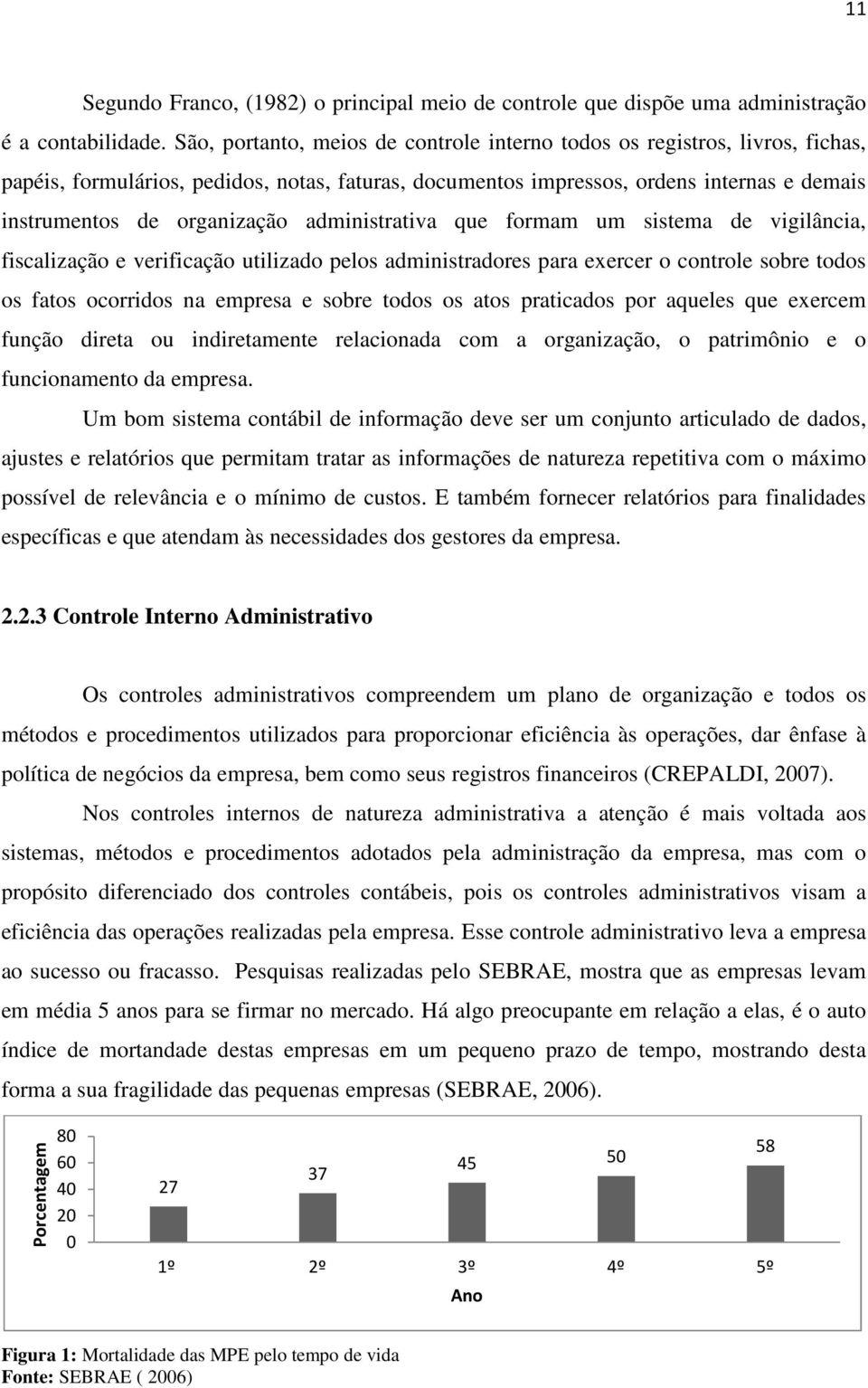 administrativa que formam um sistema de vigilância, fiscalização e verificação utilizado pelos administradores para exercer o controle sobre todos os fatos ocorridos na empresa e sobre todos os atos