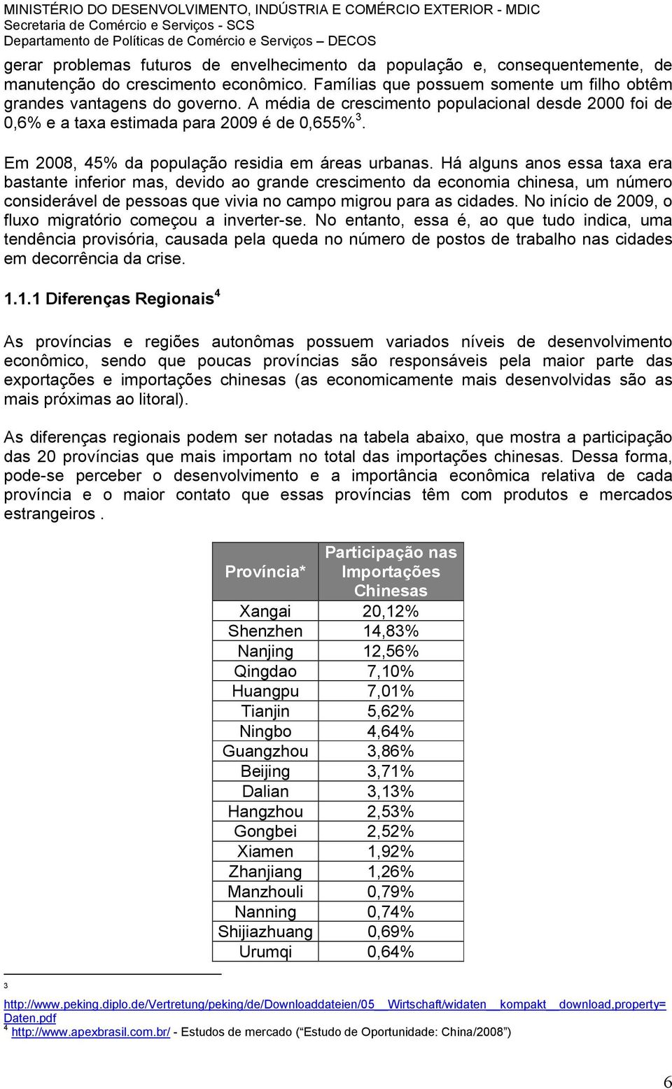 Há alguns anos essa taxa era bastante inferior mas, devido ao grande crescimento da economia chinesa, um número considerável de pessoas que vivia no campo migrou para as cidades.