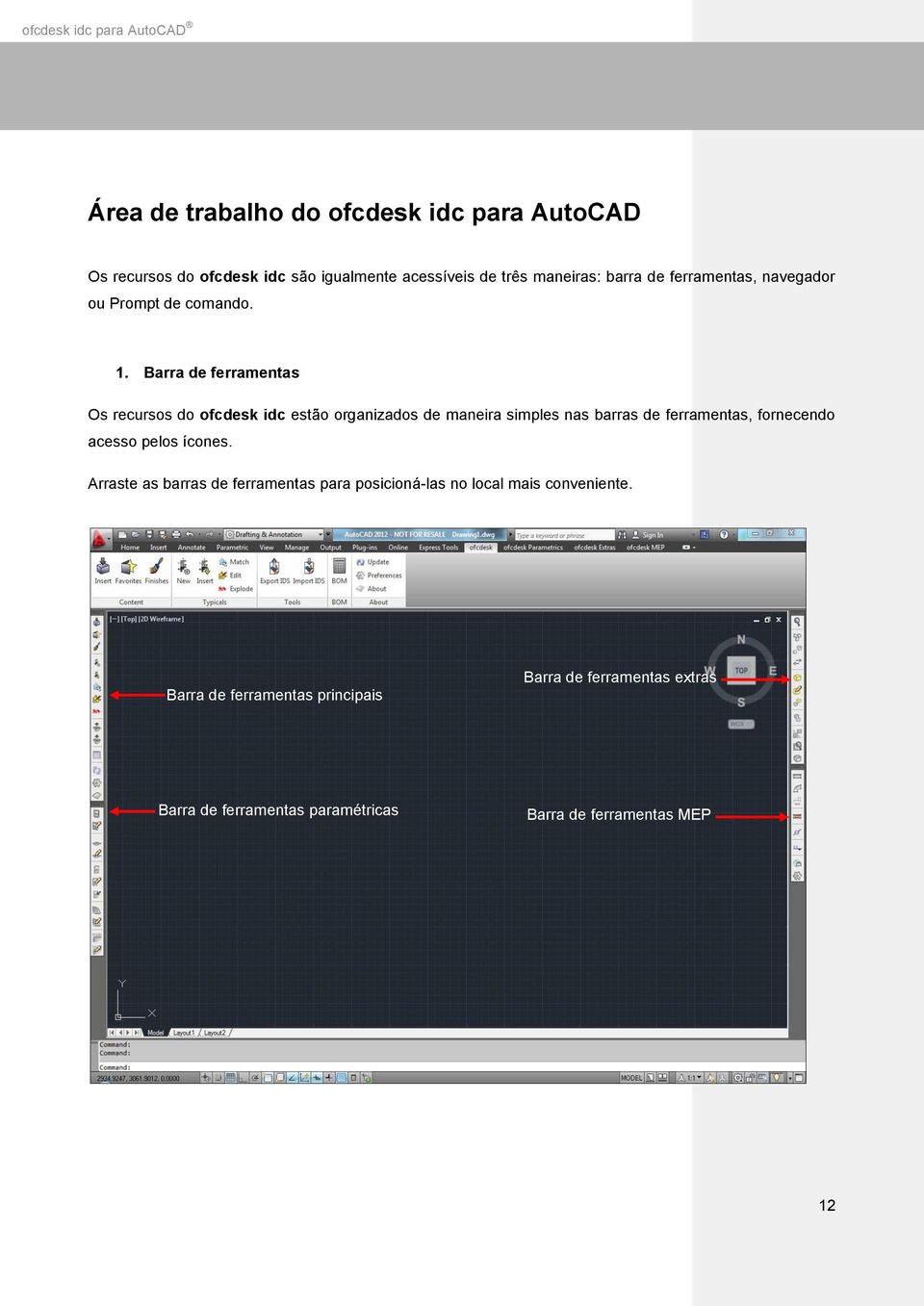 Barra de ferramentas Os recursos do ofcdesk idc estão organizados de maneira simples nas barras de ferramentas, fornecendo acesso