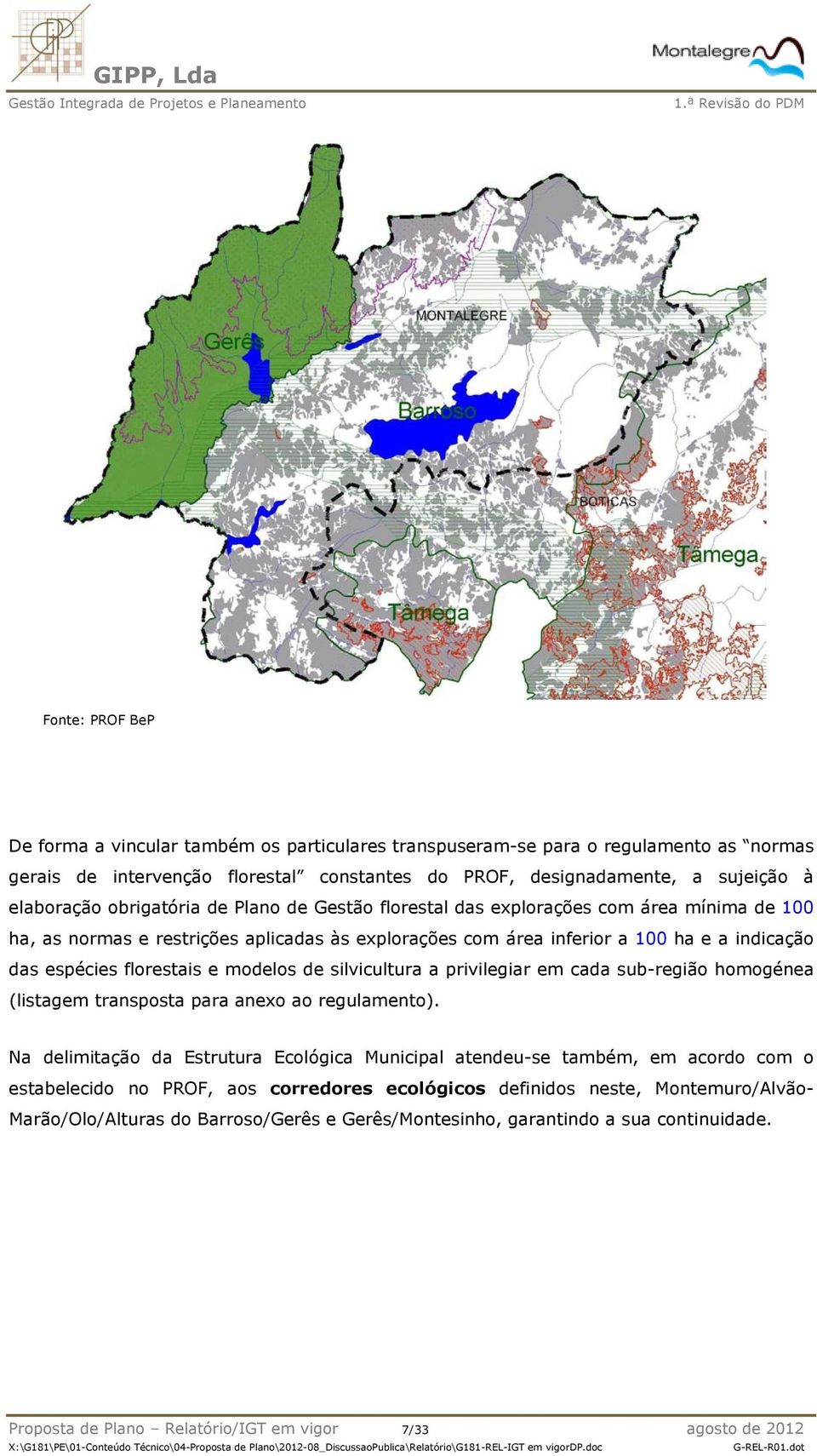 modelos de silvicultura a privilegiar em cada sub-região homogénea (listagem transposta para anexo ao regulamento).