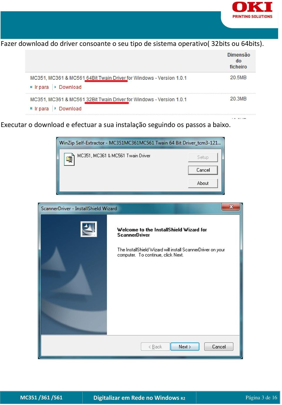 Executar o download e efectuar a sua instalação seguindo