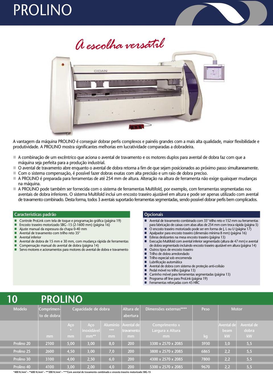 A combinação de um excêntrico que aciona o avental de travamento e os motores duplos para avental de dobra faz com que a máquina seja perfeita para a produção industrial.