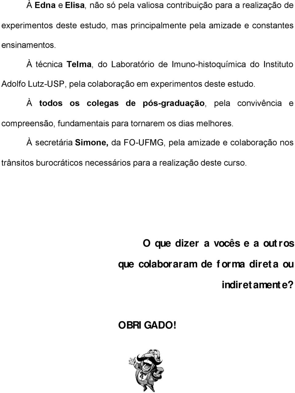 À todos os colegas de pós-graduação, pela convivência e compreensão, fundamentais para tornarem os dias melhores.