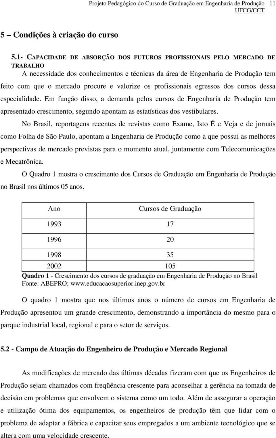 valorize os profissionais egressos dos cursos dessa especialidade.