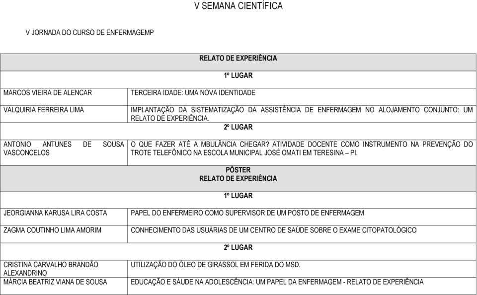 ATIVIDADE DOCENTE COMO INSTRUMENTO NA PREVENÇÃO DO TROTE TELEFÔNICO NA ESCOLA MUNICIPAL JOSÉ OMATI EM TERESINA PI.