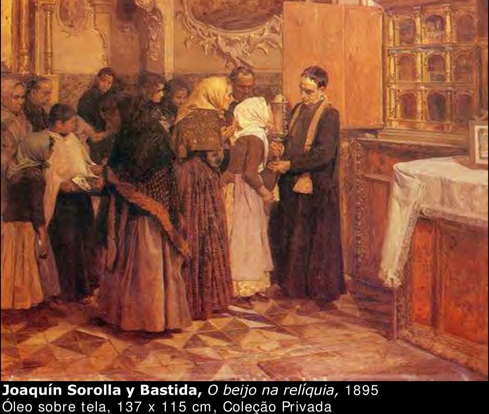 relíquia, 1895 Óleo