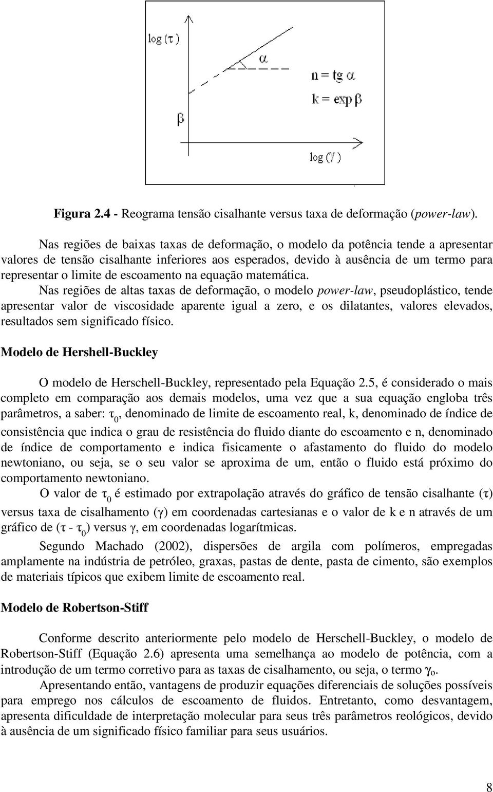 escoamento na equação matemática.