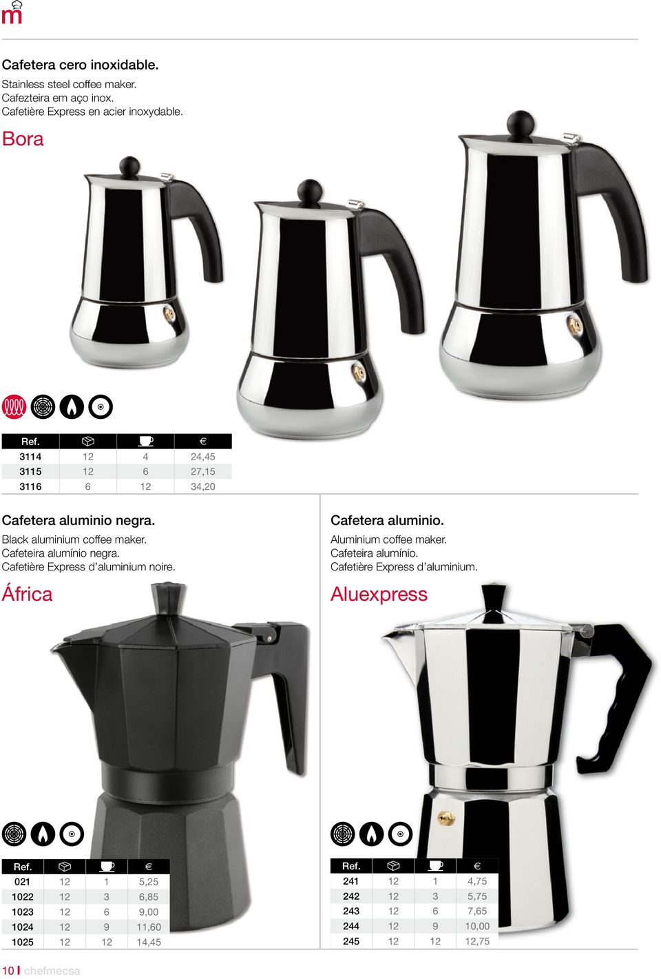 Cafetière Express d aluminium noire. África Cafetera aluminio. Aluminium coffee maker. Cafeteira alumínio. Cafetière Express d aluminium.