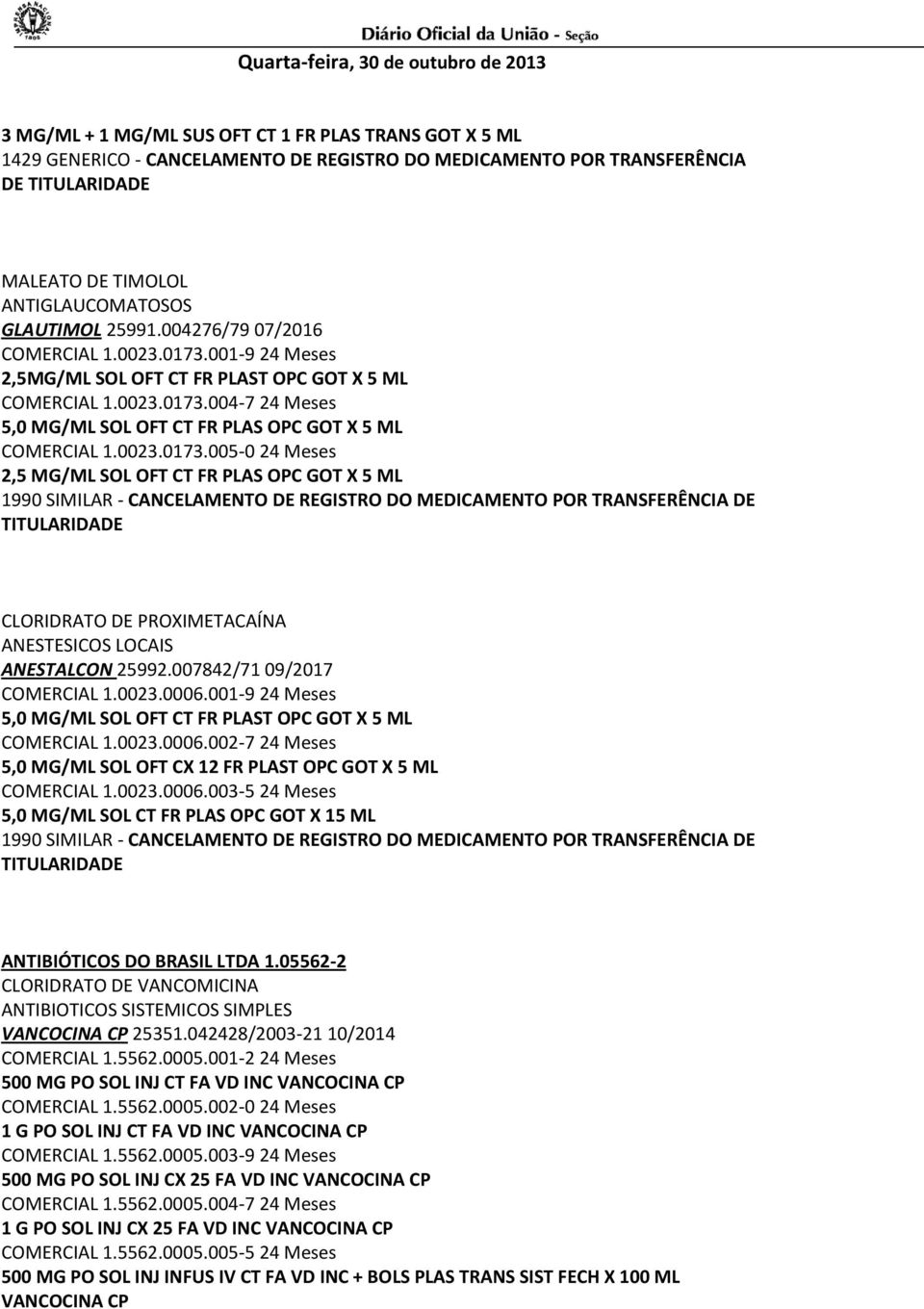 001-9 24 Meses 2,5MG/ML SOL OFT CT FR PLAST OPC GOT X 5 ML COMERCIAL 1.0023.0173.