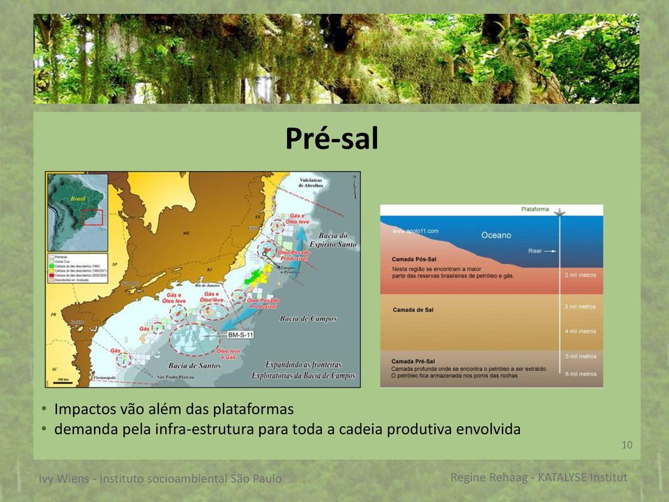 pela infra-estrutura para