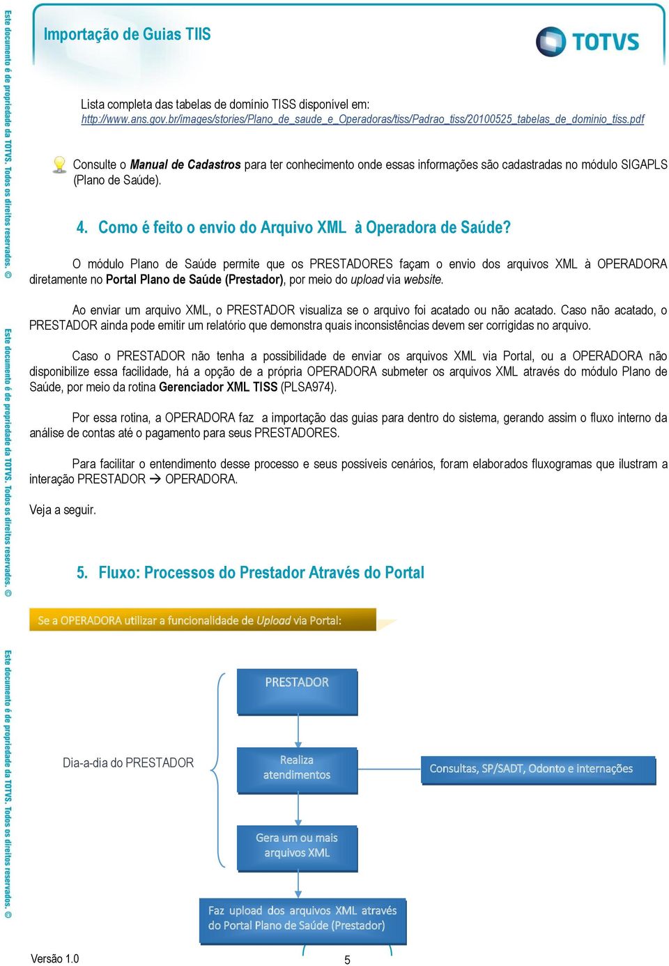 O módulo Plano de Saúde permite que os PRESTADORES façam o envio dos arquivos XML à OPERADORA diretamente no Portal Plano de Saúde (Prestador), por meio do upload via website.